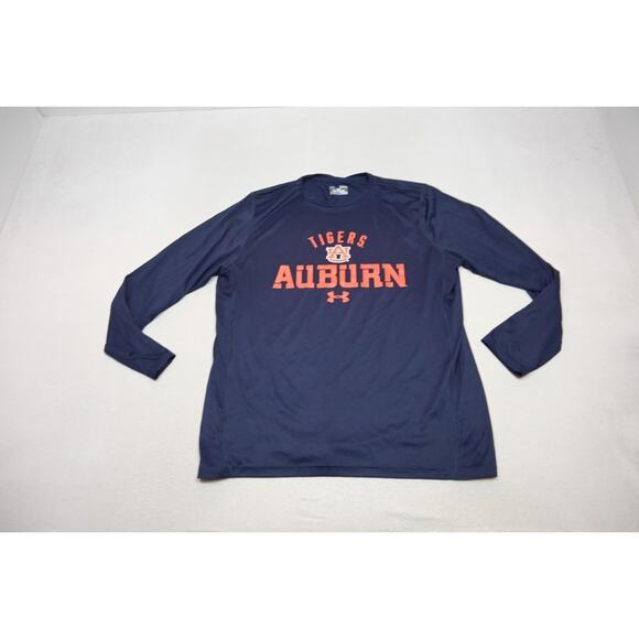 Under Armour HeatGear Loose Auburn Tigers Long Sleeve Gym Shirt Mens Sz XL - Picture 5 of 9